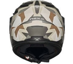 Nexx Helma na moto X.VILIJORD TAIGA sand/grey MT vel. S