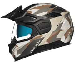 Nexx Helma na moto X.VILIJORD TAIGA sand/grey MT vel. S