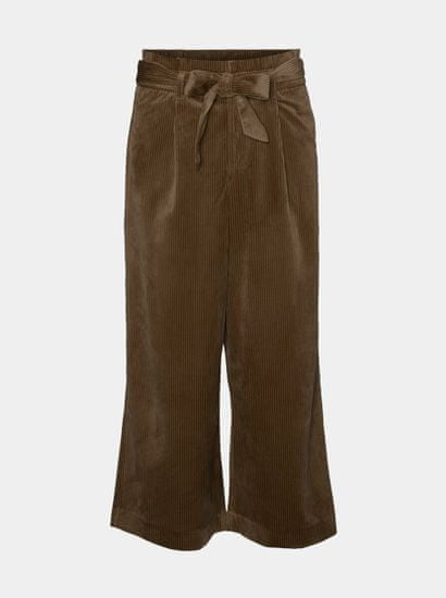 Vero Moda Hnědé manšestrové culottes VERO MODA Londyn