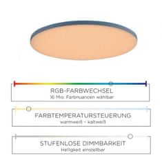 PAUL NEUHAUS LEUCHTEN DIREKT is JUST LIGHT LED stropní svítidlo, bílé, CCT, RGB, dálkový ovladač, stmívatelné 2700-5000K