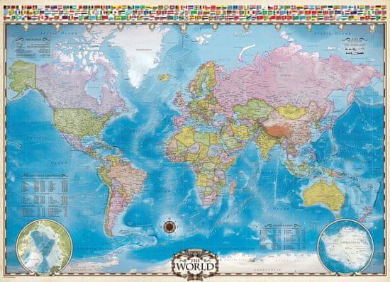 EuroGraphics  Puzzle Mapa světa 1000 dílků