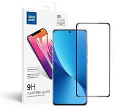 MobilPouzdra.cz Tvrzené sklo Blue Star 5D pro Xiaomi 12 / Xiaomi 12X, celé pokrytí, menší, černá