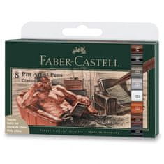 Faber-Castell Popisovač Faber-Castell Pitt Artist Pen Brush Classic sada 8 ks, různé hroty