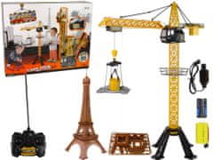 shumee Stavební jeřáb vysoký 90 cm Dálkové ovládání R/C Eiffelova věž