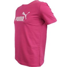 Puma Tričko růžové M Large NO1 Logo Tee