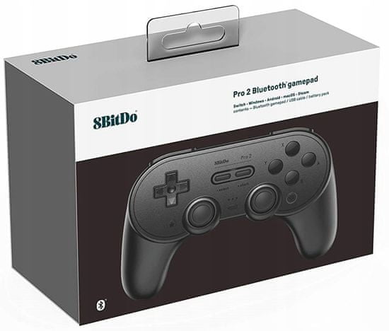 8BitDo Pro 2 Pad Bezdrátový ovladač pro PC Switch