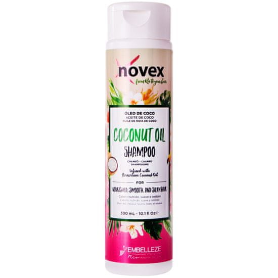 Novex Coconut Oil Shampoo - hydratační šampon pro suché vlasy, 300 ml