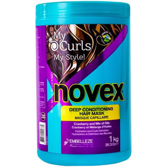 Novex My Curls My Style Mask - hloubkově vyživující maska pro kudrnaté a vlnité vlasy, 1 kg