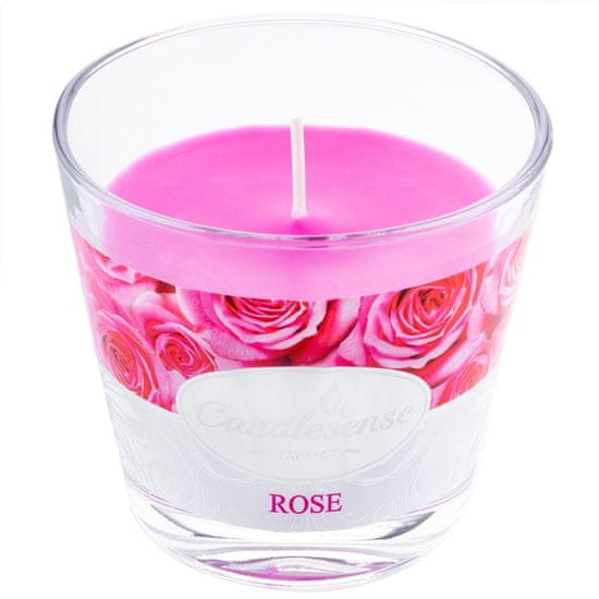 INNA Vonná svíčka ve skle Růže ROSE