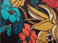 Beliani Sada 2 sametových polštářů se vzorem 45 x 45 cm vícebarevné PROTEA