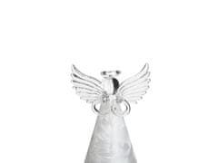 Beliani Sada 3 bílých LED andělských figurek KITTILA