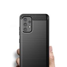 FORCELL Obal / Kryt na Samsung Galaxy A32 5G černé - Carbon Case