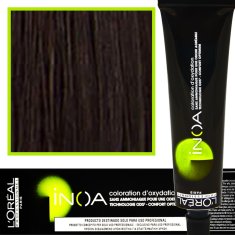 Loreal Professionnel Professionnel Inoa 60ml, profesionální barva na vlasy 4.8