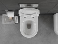 Mexen Sofia závěsná wc mísa včetně sedátka s pomalým trwarda, duroplast, bílá (30540200)