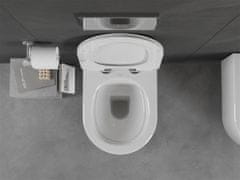 Mexen Sofia závěsná wc mísa včetně sedátka s slow-slim, duroplast, bílá (30540100)