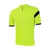 CYKLO COOLMAX CLASSIC pánský dres kr.rukáv celozip neon yellow velikost S