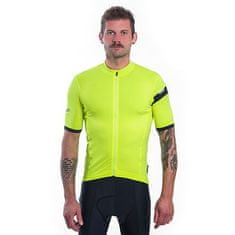 Sensor CYKLO COOLMAX CLASSIC pánský dres kr.rukáv celozip neon yellow velikost S