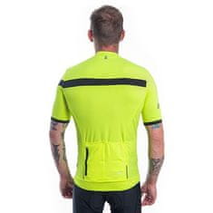 Sensor CYKLO COOLMAX CLASSIC pánský dres kr.rukáv celozip neon yellow velikost S