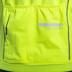 Sensor CYKLO MOTION pánský dres kr.rukáv celozip neon yellow/šedá velikost M