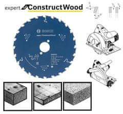 Bosch Kruhová pila BOSCH CONSTRUCT WOOD EXPERT 190x30mm