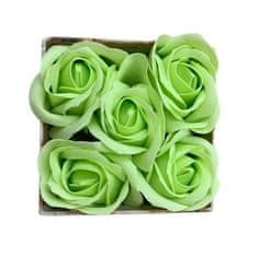 Ostatní Box 5ks mýdlových růží Zelinkavá