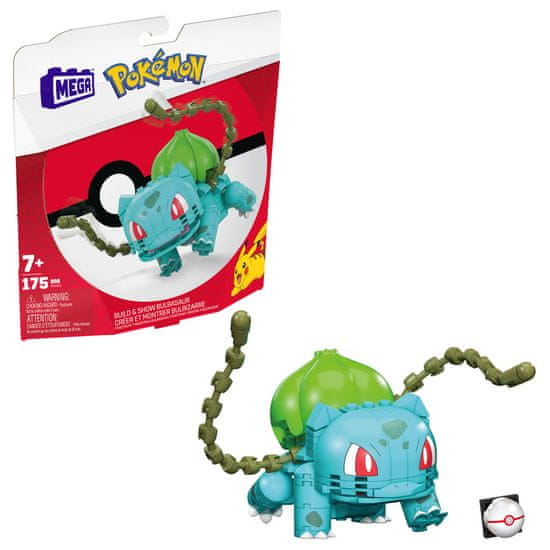 MEGA BLOKS Mega Construx Postav a vystav si Pokémona - Bulbasaur GKY95