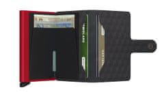 Secrid Černá peněženka SECRID Miniwallet Optical Black & Red