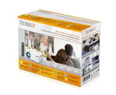 Technaxx Mini LED FullHD projektor, 1080p, 100 ANSI/1800 CLO lumenů, repro 2.1, AV, (TX-113)