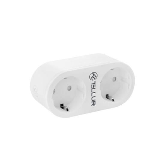 Tellur WiFi Smart AC Dual Plug, Duální zásuvka, 16A, 3680W