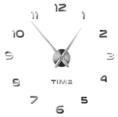Ruhhy Nástěnné hodiny 60-130cm stříbrné