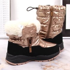 Dívčí zateplené sněhové boty z vlny Miss velikost 29