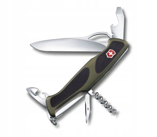 Victorinox RangerGrip Victorinox, 11 funkcí, zelená