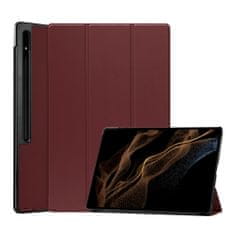 Techsuit Pouzdro pro tablet Samsung Galaxy Tab Tab S9 Plus / S9 FE Plus, Techsuit FoldPro burgundy