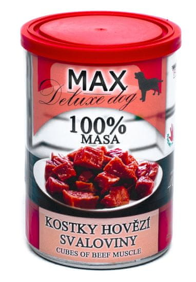 FALCO MAX deluxe kostky hovězí svaloviny 6x400g