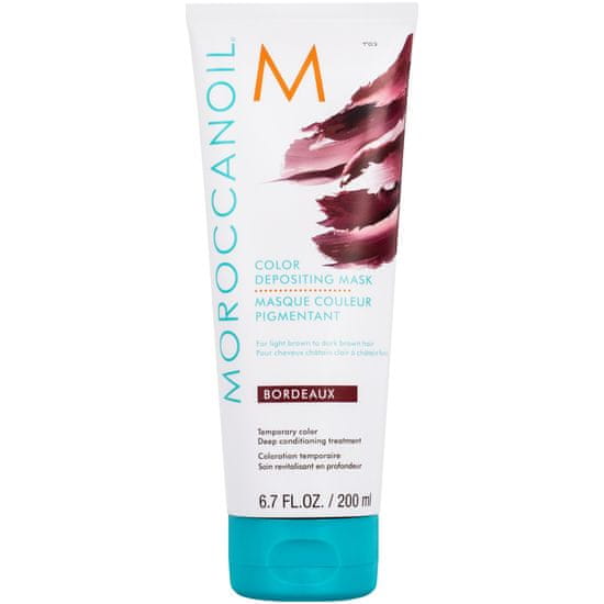 Moroccanoil Color Depositing Mask Bordeaux - barvicí maska pro všechny typy vlasů s arganovým olejem 200ml