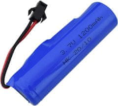 YUNIQUE GREEN-CLEAN 1 ks Lipo baterie 1S 3.7V 1200mAh s konektorem SM pro RC auto off road truck