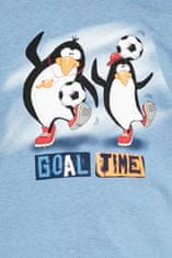 Cornette Chlapecké pyžamo 477/136 Goal + Ponožky Gatta Calzino Strech, světle modrá, 98/104