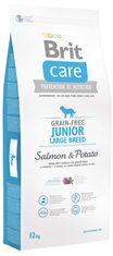 Brit Care Grain-free Junior Large Breed Salmon & Potato 12kg