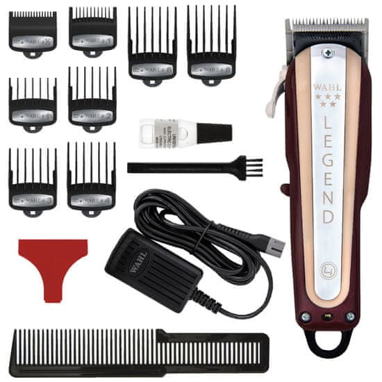 Wahl Pro LEGEND CORDLESS - bezdrátový zastřihovač vlasů s chromovanou čepelí