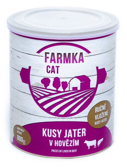 FALCO FARMKA CAT s játry 8x800 g