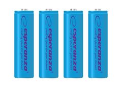 Esperanza Nabíjecí baterie Ni-MH AA 2000MAH 4 ks modré EZA104B