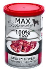 MAX deluxe kostky hovězí svaloviny s chrupavkou 6x400 g