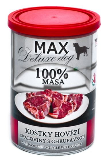 FALCO MAX deluxe kostky hovězí svaloviny s chrupavkou 6x400 g