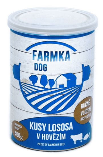 FALCO FARMKA DOG s lososem 6x400g