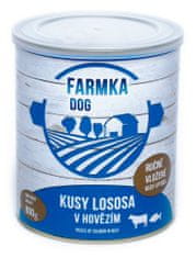 FALCO FARMKA DOG s lososem 8x800 g