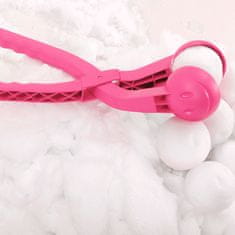 Prosperplast Výrobník sněhových koulí SNOWBALLEE Ballmaker Snowball Machine - Růžová