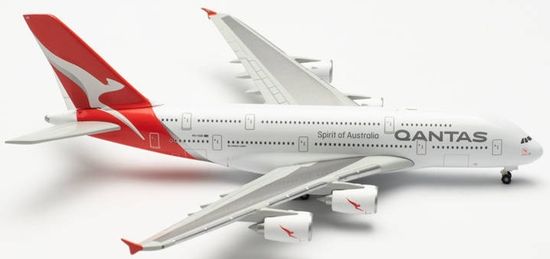 Herpa Airbus A380-842, Qantas Airways "2008", "Hudson Fysh", Austrálie, 1/500