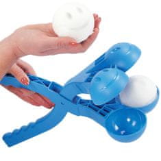 Prosperplast Výrobník sněhových koulí SNOWBALLEE Double Ballmaker Snowball Machine - modrá