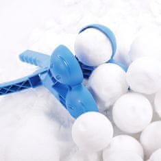 Prosperplast Výrobník sněhových koulí SNOWBALLEE Double Ballmaker Snowball Machine - modrá