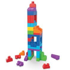 MEGA BLOKS Velký pytel kostek - Modrý (80) DCH63